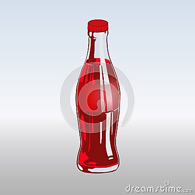 Cola/soda bottle vector eps Vector Illustration